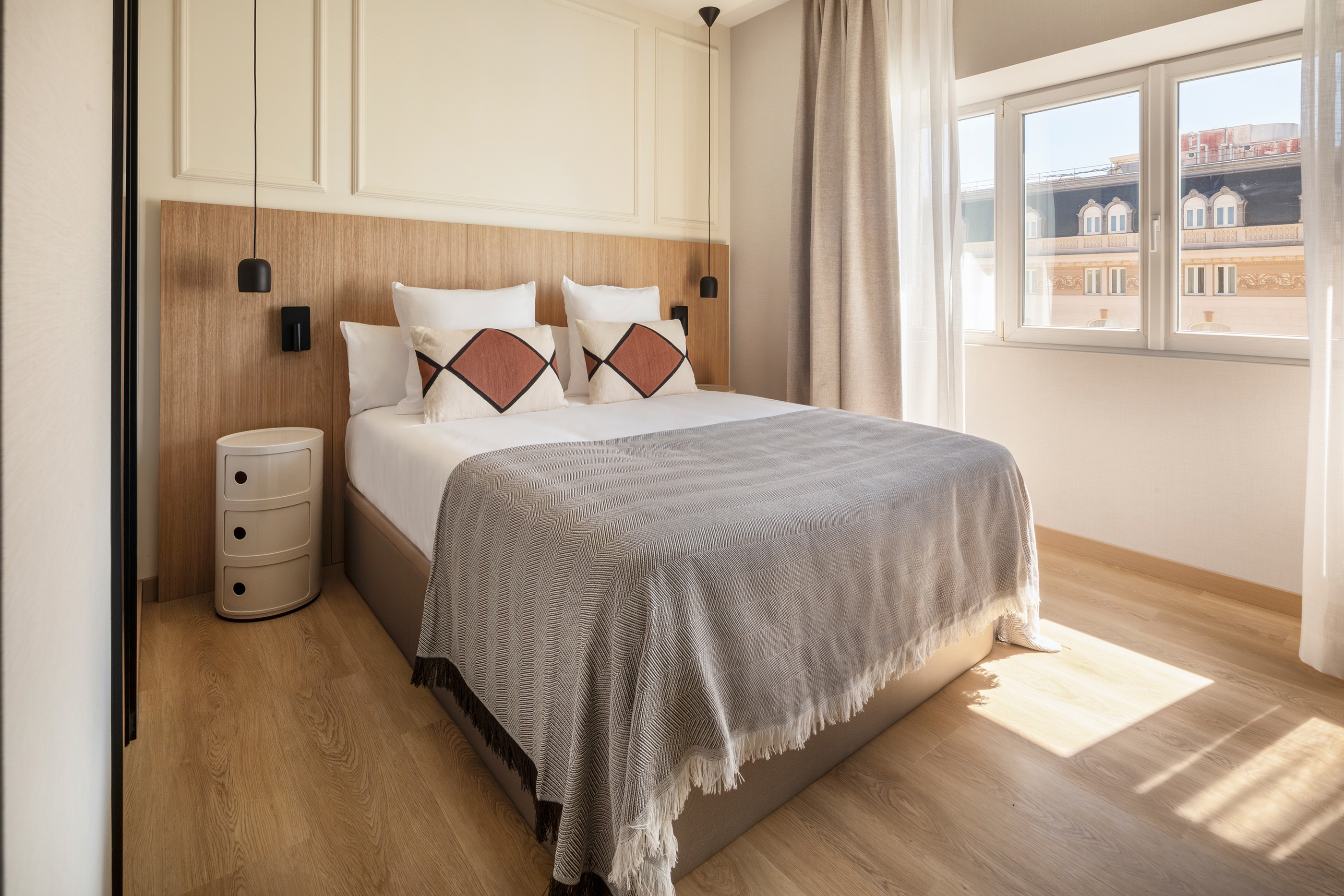 Habitación doble con vistas al Barrio de las Letras, Madrid